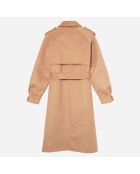 Cappotto Salma in misto lana cammello