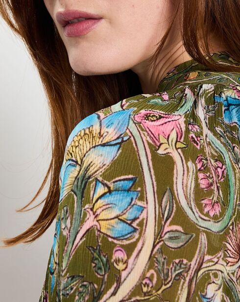 Blusa ampia Anna kaki