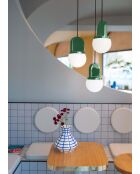 Sospensione Habea Green Bali 16x27,6x16cm