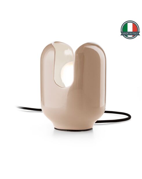 Lampe de table Batucada Gris sable 20x14.5 cm