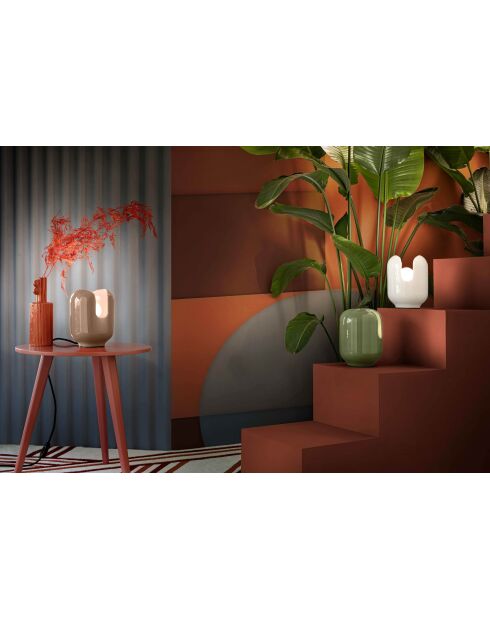 Lampe de table Batucada Gris sable 20x14.5 cm