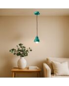 Suspension Berimbau Azul 12x11 cm