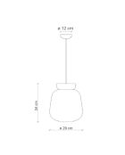 Sospensione multicolore Corcovado 34x29 cm