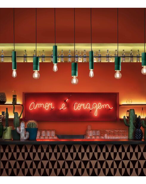 Suspension Pi Bottle Green 25x5.5 cm