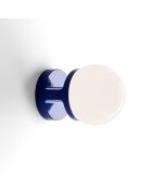 Lampada da parete robot blu Habea 16x22,5x16 cm