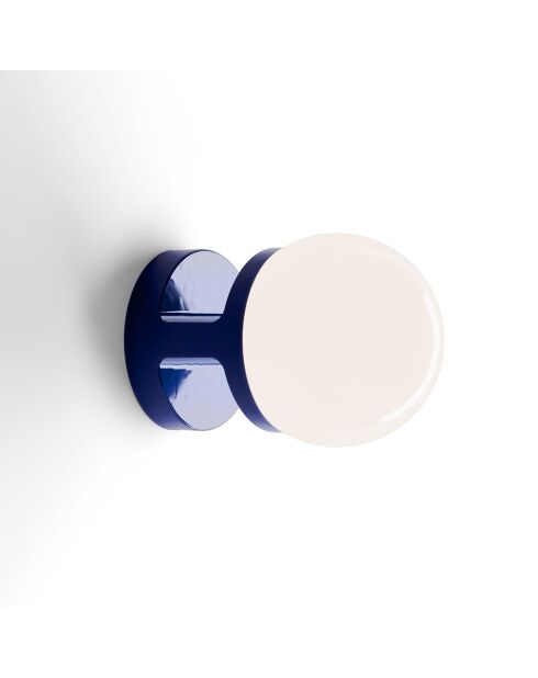 Applique murale robot bleue Habea 16x22.5x16 cm