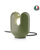 Lampada da tavolo Batucada Leaf Green 20x14,5 cm