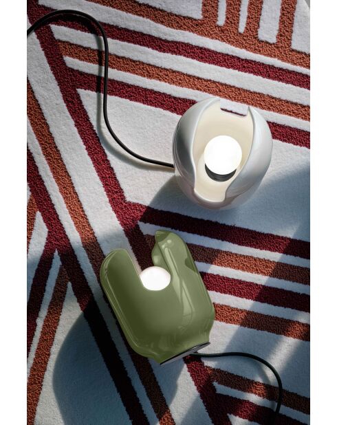 Lampe de table Batucada Vert feuille 20x14.5 cm