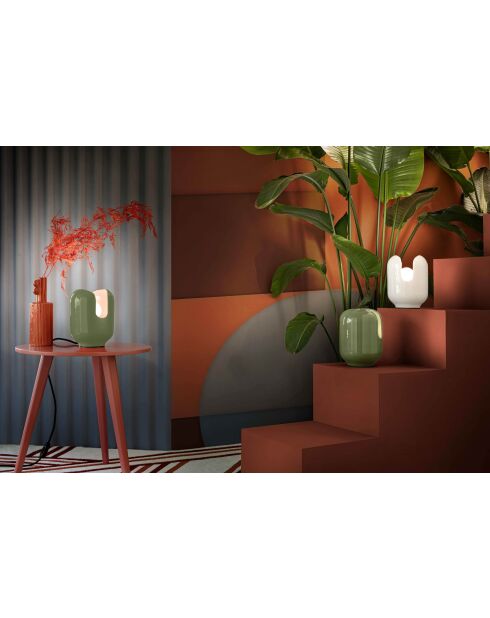 Lampe de table Batucada Vert feuille 20x14.5 cm