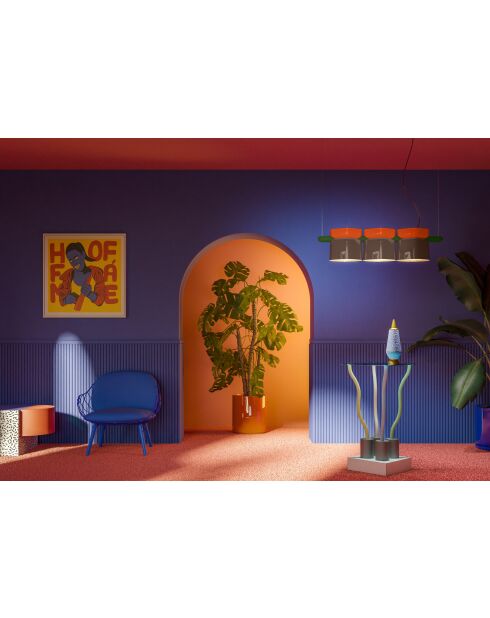 Suspension Yakitori Multicolore 104.5x21x26 / (tot 110) cm