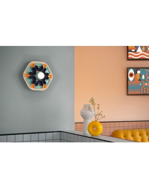 Applique murale multicolore Phytia 40x37x10 cm