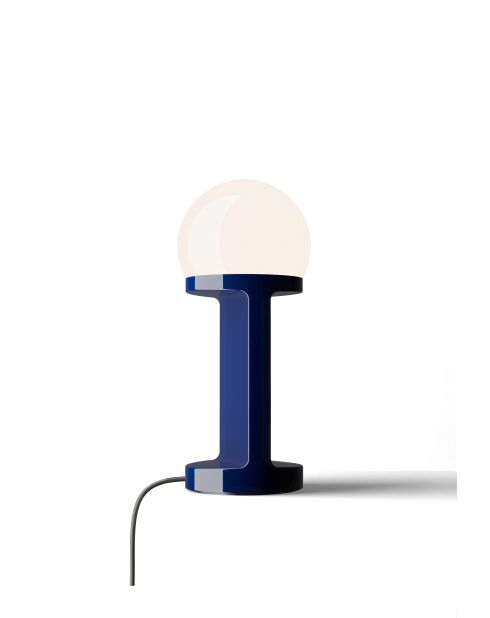 Lampe de table Habea Robot bleu 16x37x16 cm