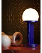 Lampe de table Habea Robot bleu 16x37x16 cm