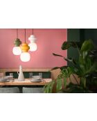 Suspension Copacabana Jaune 32x17 cm