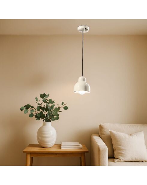 Suspension Berimbau Blanc Os 16x15 cm