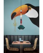 Sospensione a olio verde Lariat 70x31 cm