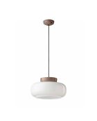 Suspension Maracana' Moka et Blanc de lait 20x37 cm