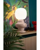 Lampe de table Copacabana Gris sable 35x17 cm