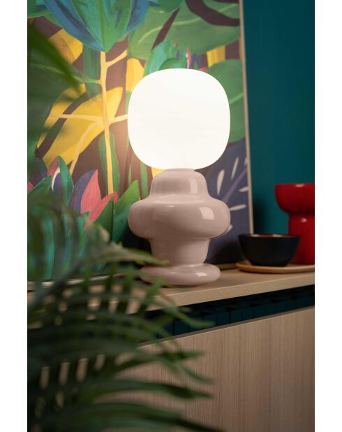 Lampe de table Copacabana Gris sable 35x17 cm