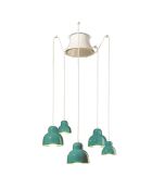 Suspension Berimbau Azul 16x15 cm