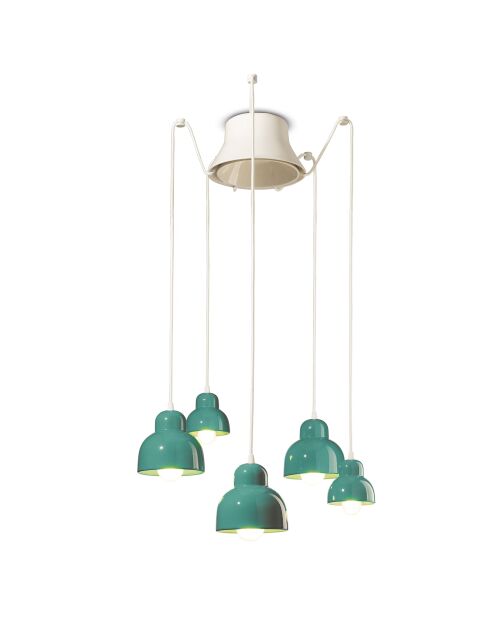 Suspension Berimbau Azul 16x15 cm