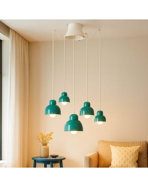 Suspension Berimbau Azul 16x15 cm