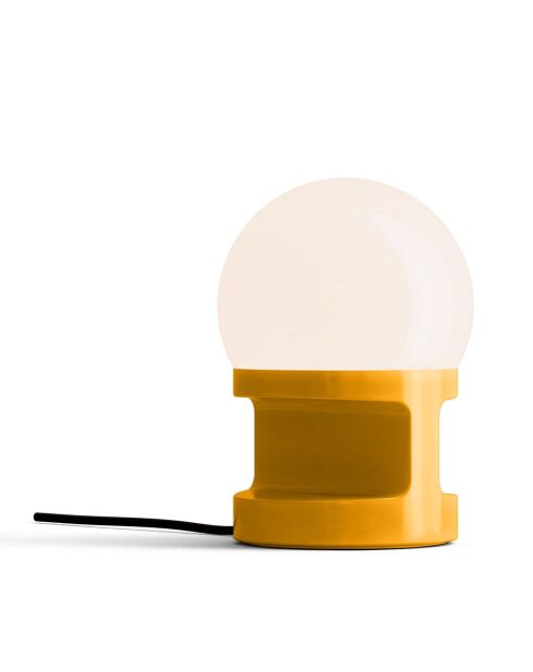 Lampe de table jaune 16x22.5x16 cm