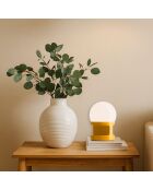 Lampe de table jaune 16x22.5x16 cm