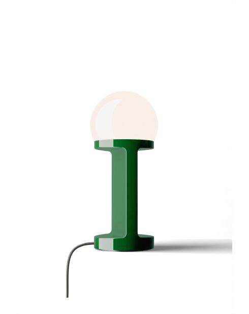 Lampe de table Habea Bali vert 16x37x16 cm