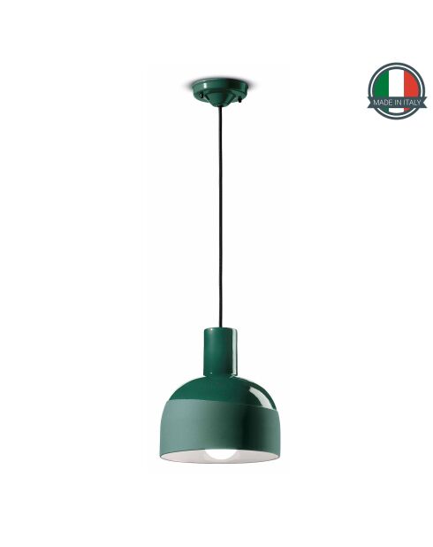 Suspension Caxixi Bouteille Vert 26.5x22.5 cm