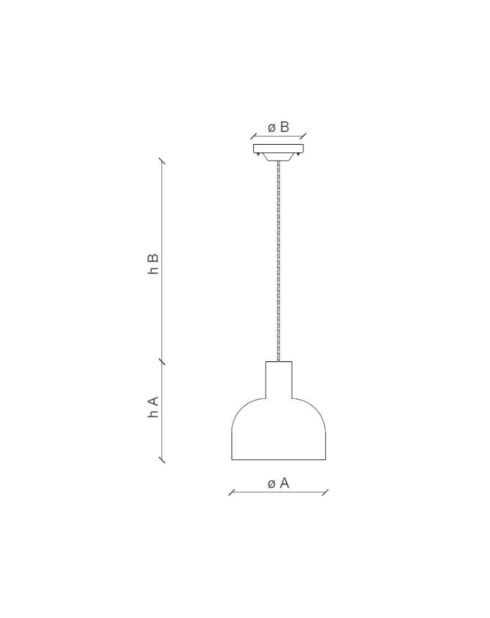 Suspension Caxixi Bouteille Vert 26.5x22.5 cm