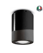 Plafonnier Pi Carbon Black 12x8.5 cm