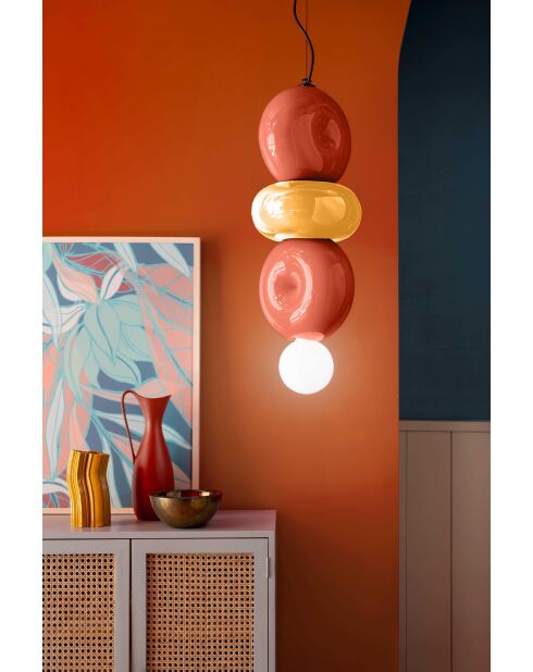 Suspension Bumbum Multicolore 60x25 cm