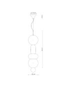 Suspension Bumbum Multicolore 85x25 cm