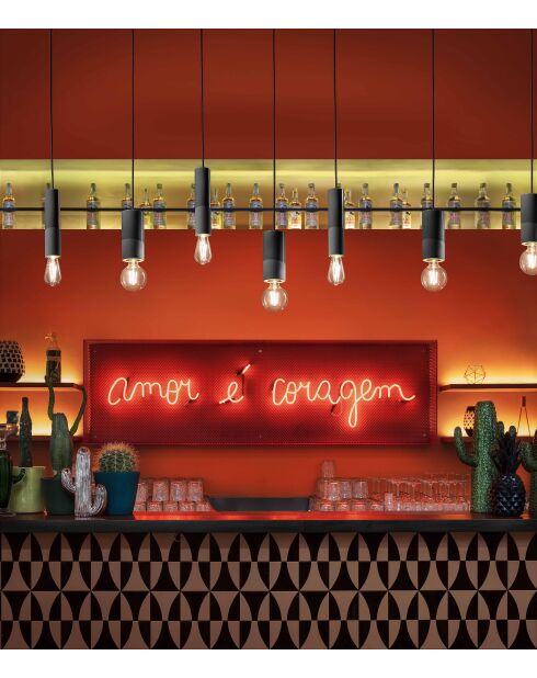 Suspension Pi Carbon Black 25x5.5 cm