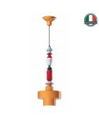 Suspension Lariat Jaune 74x28 cm