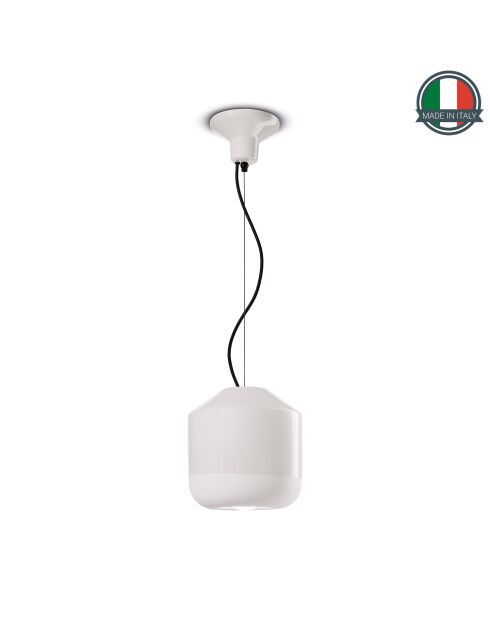 Suspension Bellota Blanc Naturel 25x24 cm