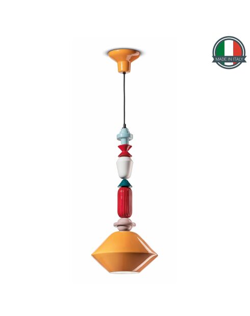 Suspension Lariat Jaune 70x31 cm