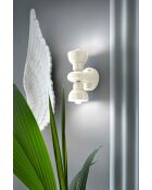 Applique murale Berimbau Blanc os 13x16x25.5 cm