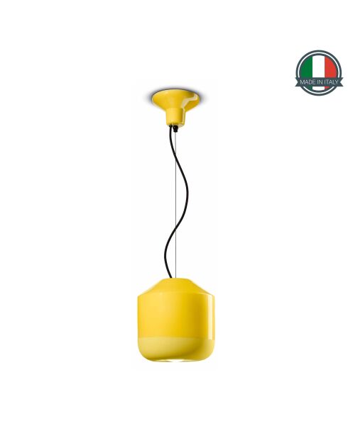 Suspension Bellota Jaune Citron 25x24 cm