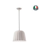 Suspension Madame Gres Blanc mat 30x40 cm