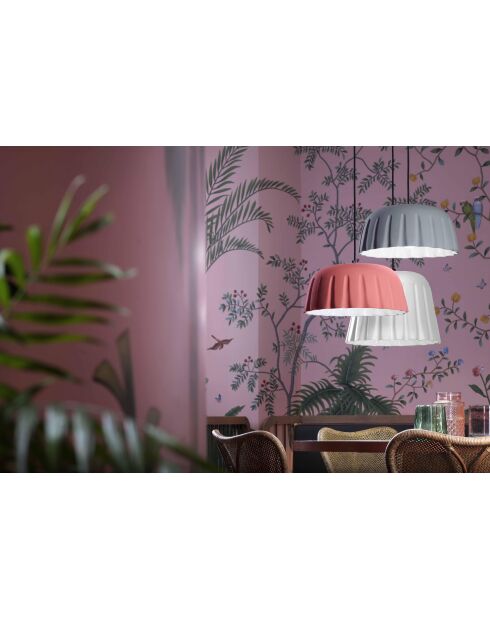 Suspension Madame Gres Blanc mat 30x40 cm