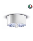 Plafonnier Pi Ming Blu 11x25 cm