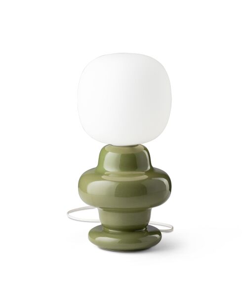 Lampe de table Copacabana Vert feuille 35x17 cm