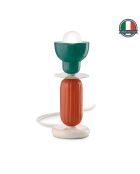 Berimbau Azul + Pokè Orange Lampada da tavolo 29,5x12 cm