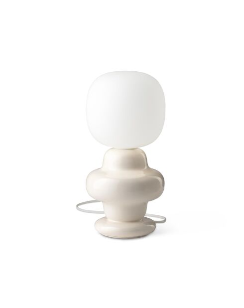 Lampe de table Copacabana Blanc d'os 35x17 cm