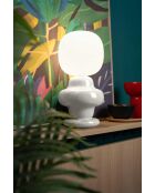 Lampe de table Copacabana Blanc d'os 35x17 cm