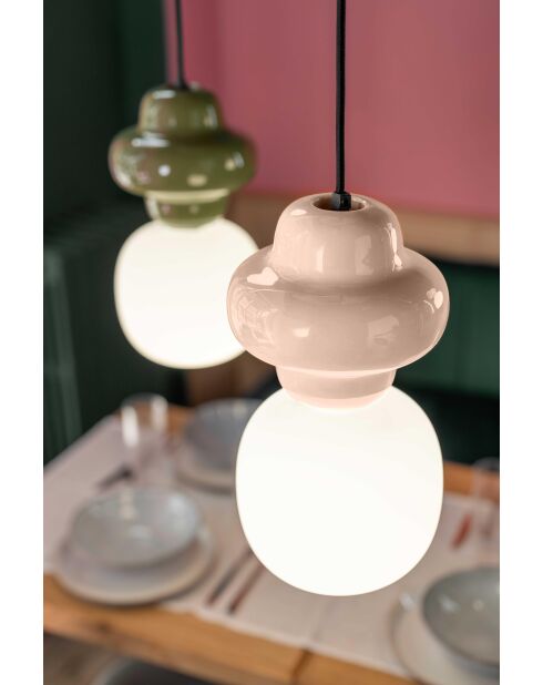 Suspension Copacabana Gris sable 32x17 cm