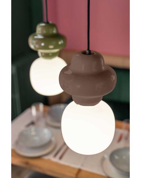 Suspension Copacabana Moka 32x17 cm