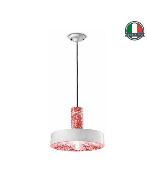 Suspension Pi Ming Rouge 26x35 cm